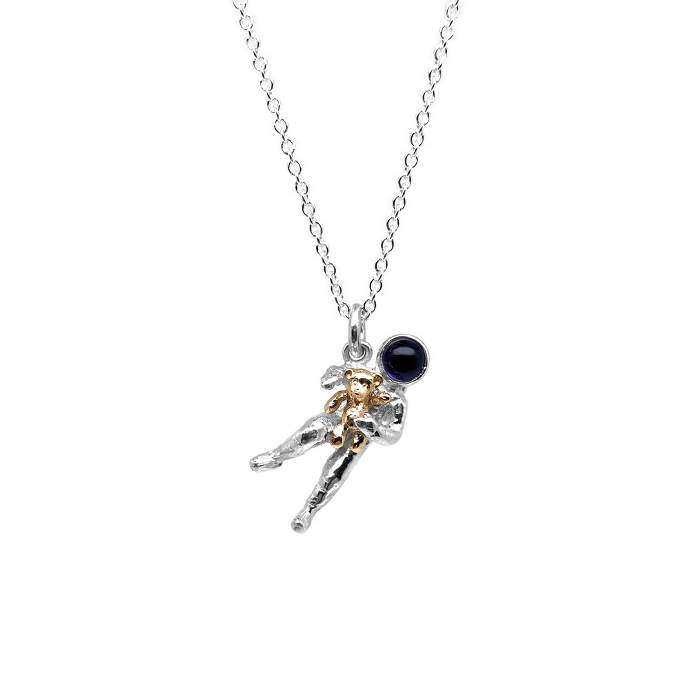 Spaceman with Teddy Pendant